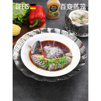 百变蒸笼家用厨房多功能不锈钢伸缩蒸盘可折叠电饭煲蒸架蒸屉通用