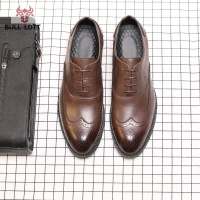 公牛乐途2021样板房用鞋衣帽间饰品摆件鞋柜装饰品男士布洛克皮鞋陈列道具鞋子