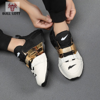 公牛乐途2021真皮鞋子男潮鞋百搭网红男鞋秋季包底老爹鞋男士春秋款运动鞋