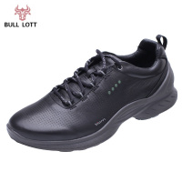 公牛乐途2021春秋款真皮运动鞋男皮面头层牛皮跑步鞋透气休闲皮鞋外贸户外男鞋