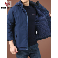 公牛乐途2021棉衣外套男装新款夹克秋冬中年男士秋装上衣防水速干冲锋衣服