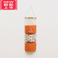 可莉允布艺床头收纳挂袋墙挂式卧室房间门后宿舍挂墙布袋器墙上置物架