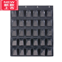 可莉允加厚牛津布视窗款手机收纳袋班级教室存放挂袋墙挂式可水洗送卡片