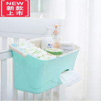 可莉允婴儿床挂篮床边收纳盒多功能尿布尿不湿挂袋挂篮整理储物箱置物架