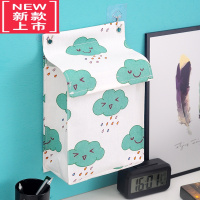 可莉允门后卡通收纳袋挂袋浴室挂墙布艺壁挂式置物袋宿舍床边杂物收纳包