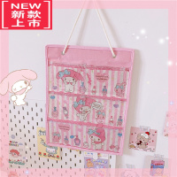 可莉允日系布艺可爱大耳朵狗库洛米墙面收纳挂袋杂物储物宿舍整理装饰袋