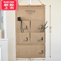 可莉允zakka收纳袋挂袋壁挂式墙上门后挂兜创意宿舍杂物收纳袋多层多兜