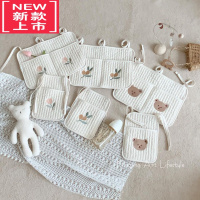 可莉允网红婴儿床边挂袋宝宝尿布玩具奶瓶整理收纳挂袋婴儿用品储物袋