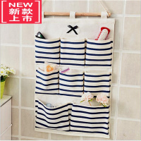 可莉允悬挂北欧布艺墙面门后防水收纳袋整理袋客厅厨房卫生间 手机挂袋