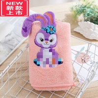 可莉允[星星兔浴巾两件套]儿童浴巾超柔珊瑚绒吸水宝宝洗澡大毛巾毯被