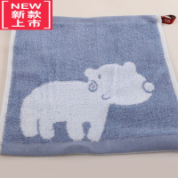 可莉允加厚小方巾幼儿园四方巾小毛巾儿童宝宝有挂绳柔软吸水