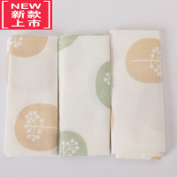 可莉允婴儿宝宝纱布小方巾儿童吸水30*30(3片混装)洗脸巾毛巾
