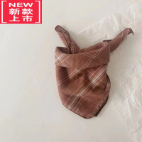 可莉允儿童围巾方巾韩版婴儿口水巾春秋三角巾围嘴宝宝保暖防风薄款毛巾