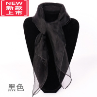 可莉允水兵舞广场舞丝巾儿童舞蹈丝巾演出红色女百搭小方巾防风沙薄纱巾毛巾