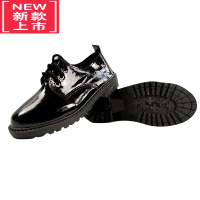 可莉允儿童皮鞋男童女童春秋季英伦韩版小学生演唱幼儿表演舞台黑色鞋子运动休闲鞋