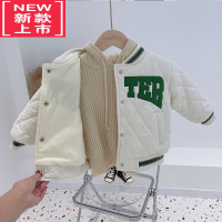 可莉允新品反季童装加绒棒球棉服男童女童中小童婴幼儿宝宝夹克外套