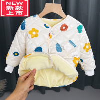 可莉允婴儿童加绒加厚羽绒棉服内胆1一岁宝宝棉衣女童冬装外套2男童棉袄
