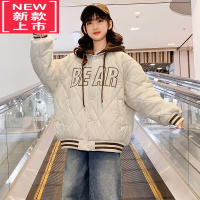 可莉允女童秋冬装夹棉棒球服外套2022新款大童冬季洋气棉服时髦儿童棉衣