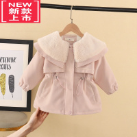 可莉允女童棉服冬款棉衣时髦宝宝加厚小香风皮衣冬装外套儿童加绒派克服