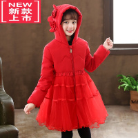 可莉允女童棉袄2022公主洋气儿童冬装宝宝棉服裙冬季小女孩外套羽绒棉服