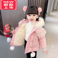 可莉允女童唐装棉服冬季儿童红色新年小童冬装中国风过年宝宝拜年服棉衣