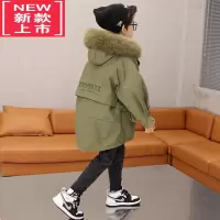 可莉允男童加厚羽绒棉服外套冬装2022新款男孩冬季儿童可拆卸派克服棉衣