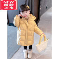 可莉允女童羽绒服2022新款两岁女宝宝冬装中长款棉袄婴儿童加厚羽绒棉衣棉服