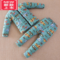 可莉允2022新款花手工棉衣 婴儿加厚棉裤下装 男女宝宝加厚冬季棉服