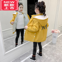可莉允女童棉服冬装2022新款大童洋气羽绒棉袄冬季派克服儿童装加厚外套