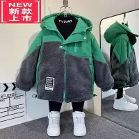 可莉允男童冬装棉衣2022新款洋气宝宝冬季加厚儿童炸街棉袄羽绒棉服外套