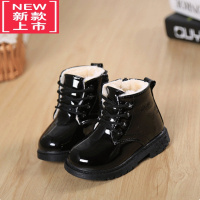 可莉允2022冬季新款韩版圆头宝宝雪地靴男女童马丁靴加厚绒儿童靴子短靴