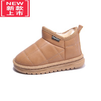 可莉允儿童雪地靴女童2022冬季加绒加厚男童靴子防水防滑保暖宝宝短靴子