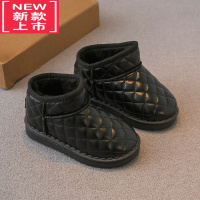 可莉允儿童雪地靴2022冬季新款男童大棉冬鞋女童靴子短靴雪地棉防水防滑