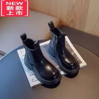 可莉允2022秋冬新款儿童马丁靴加绒保暖女童马丁靴韩版儿童靴子女童靴子