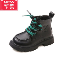 可莉允女童鞋马丁靴2022秋冬季新款儿童靴子春秋款女孩鞋子二棉加绒短靴