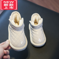 可莉允儿童雪地靴冬季百搭保暖棉靴宝宝软底雪地棉婴幼儿大棉靴子小童靴