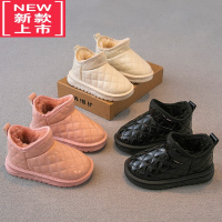 可莉允儿童雪地靴2022冬季新款男童鞋子女童靴子加绒加厚短靴棉鞋雪地棉