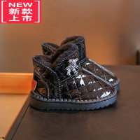可莉允儿童雪地靴女童冬新款加绒加厚宝宝鞋防滑短靴棉鞋中大童鞋小学生