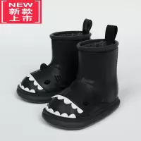 可莉允2022小鲨鱼雪地靴儿童冬季男童卡通防水防滑加绒棉靴女童外穿靴子