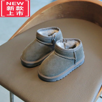 可莉允冬季宝宝雪地靴男小童棉鞋加厚保暖女幼童加绒鞋子婴儿软底学步鞋