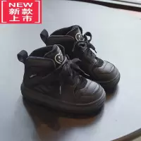 可莉允女童棉鞋加绒加厚2022秋冬季新款儿童毛毛鞋外穿宝宝二棉鞋雪地靴