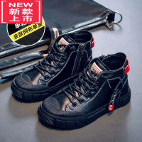 可莉允男童鞋子保暖秋冬2022新款男孩加绒雪地靴儿童运动鞋加厚二棉棉鞋