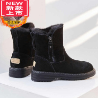 可莉允女童鞋儿童雪地靴2022新款冬季加厚大棉马丁短靴子中大童防滑棉鞋