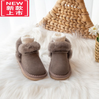 可莉允儿童雪地靴冬季新款女童棉鞋软底大棉宝宝短靴加绒加厚雪地棉