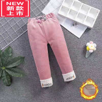 可莉允女童棉裤外穿男童冬季加绒裤子儿童加厚保暖三层夹棉超厚北方过冬保暖裤