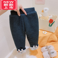 可莉允童装女童2022冬装加厚棉一件过冬打底裤女宝宝外穿保暖棉裤子保暖裤