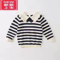 可莉允女童套头毛衣2022冬装新款童装中大童衣服儿童针织衫