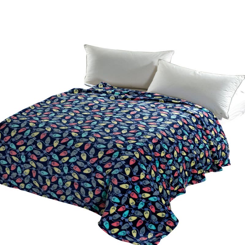 180*200cm 珊瑚绒毛毯子冬季床单薄款夏季空调毯法兰绒毯图片