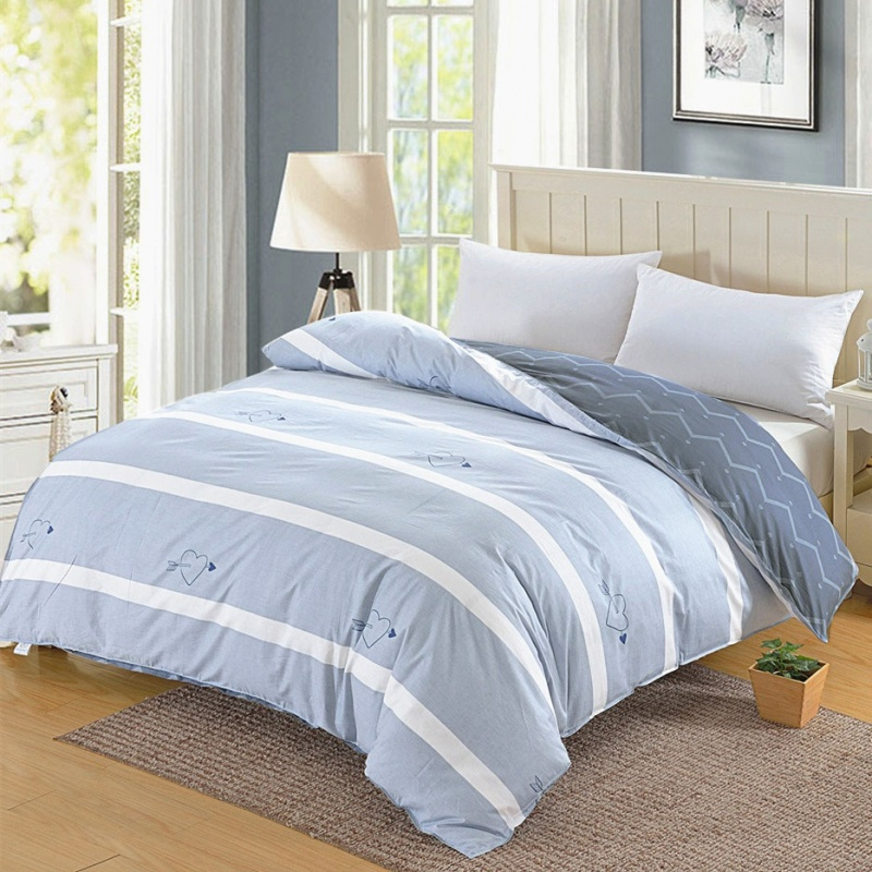 纯棉斜纹被套全棉单人学生15m双人200x230被罩单件棉布秋冬