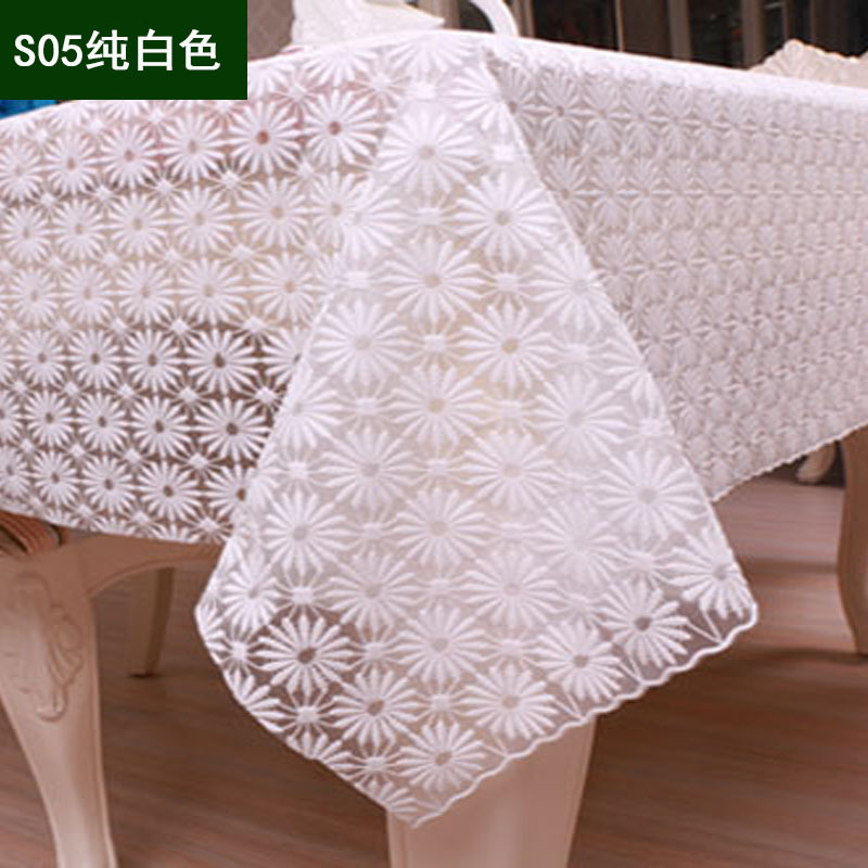 PVC烫金桌布长方形茶几垫防水防油免洗防烫隔热台布欧式餐桌垫